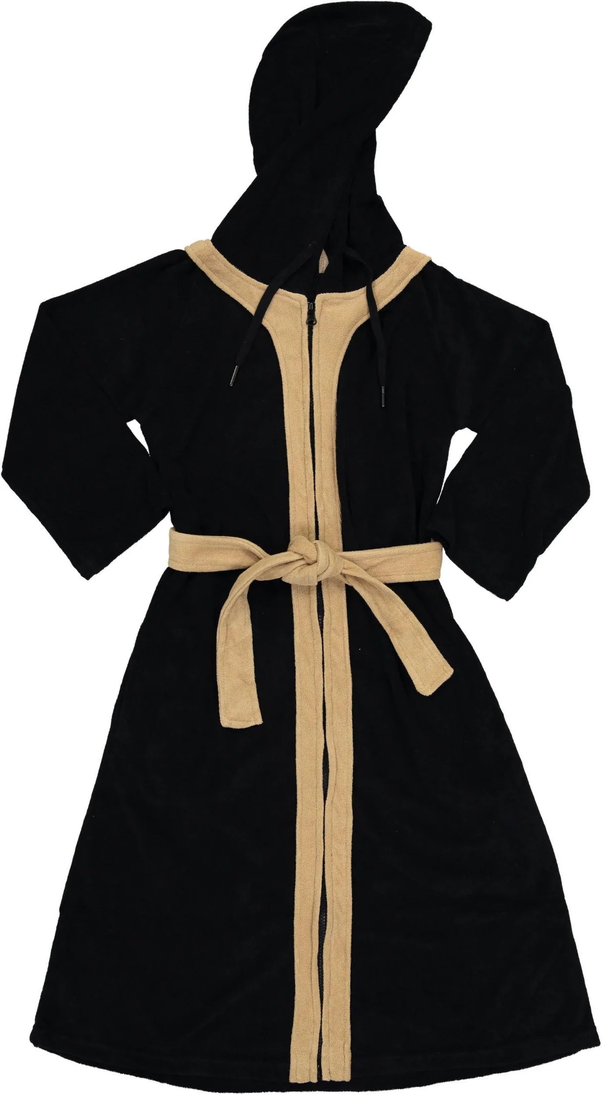 Bamford Boys Black Terry Robe w/ Zipper - 306 -