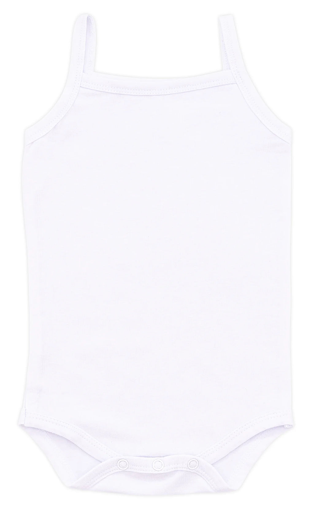 Covery White Onesie - w/ Spaghetti Straps -3 Pack -