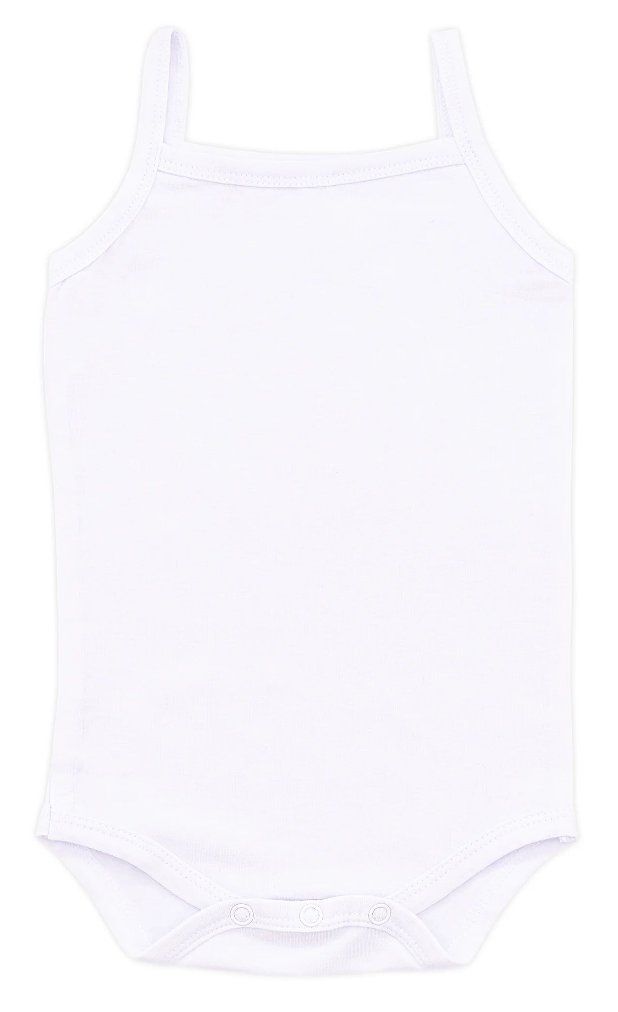 Covery White Onesie - w/ Spaghetti Straps -3 Pack -