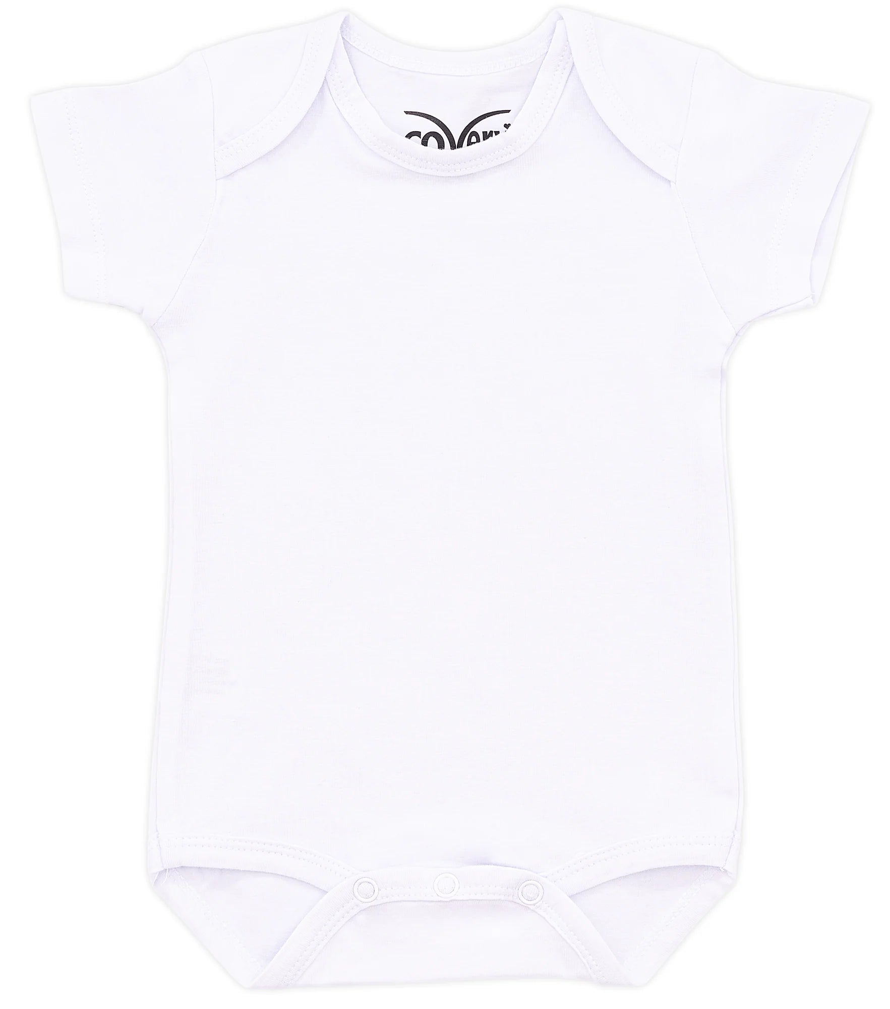 Covery White Short Sleeve Onesie - 3 Pack -