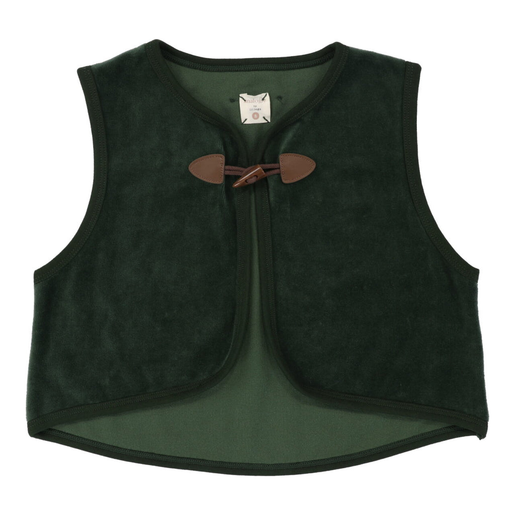 Analogie Velour Toggle Vest - FW24 -