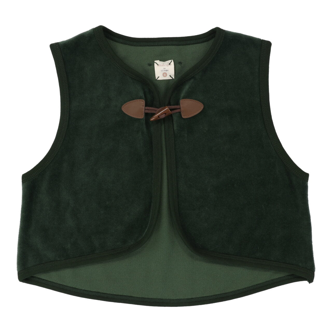 Analogie Velour Toggle Vest - FW24 -