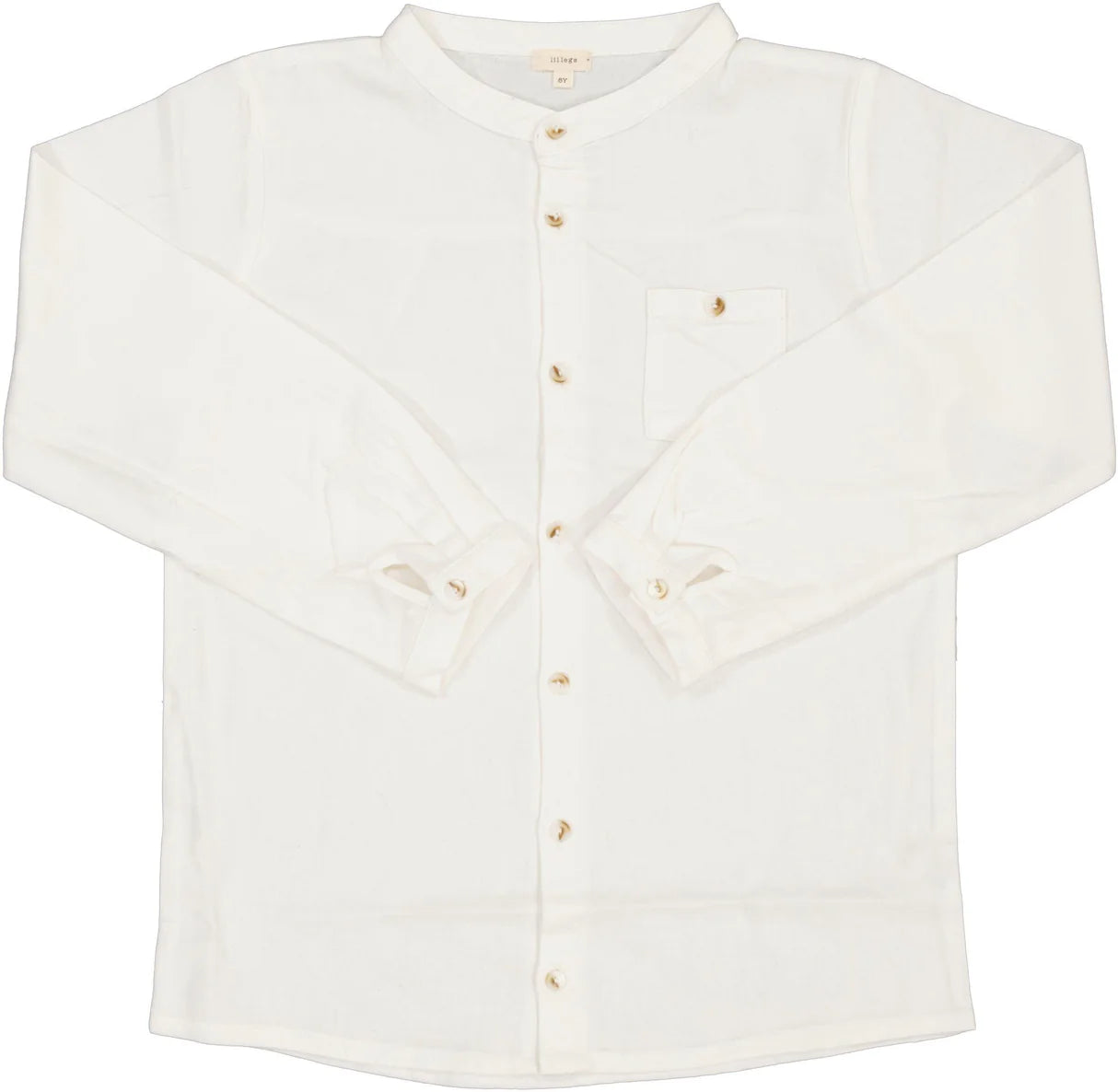 Lil Legs Boys Mandarine Collar Shabbos Shirt - FW25 -