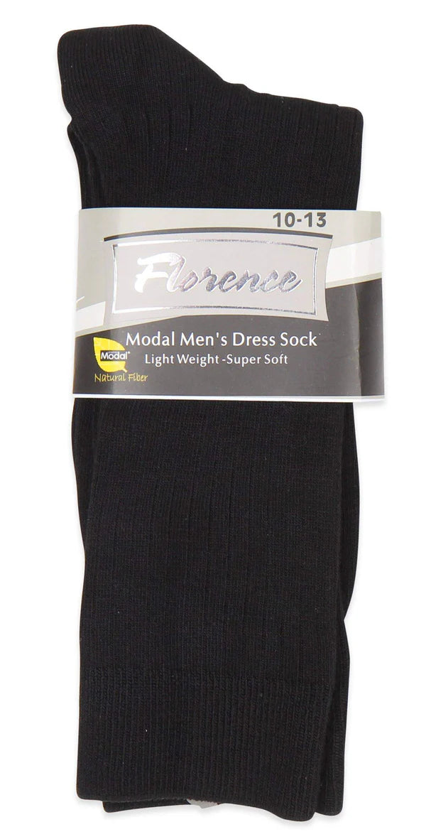 Florence Mens Modal Ribbed Socks - Light Weight - 210 -