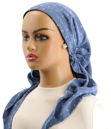 Ahead Headwear Speckled Applique Pre-tied Headscarf - 2530 - SS25 -