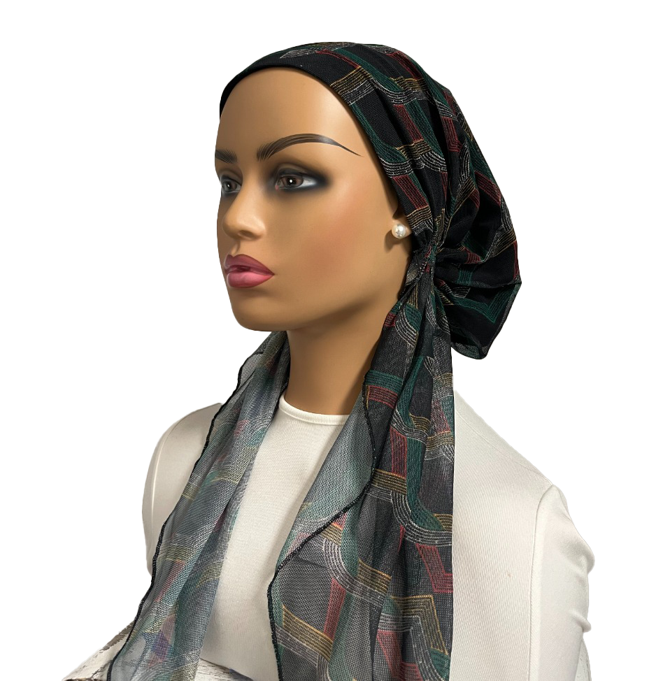 Ahead Headwear Braided Twist Pre-tied Headscarf - 2551 - SS25 -
