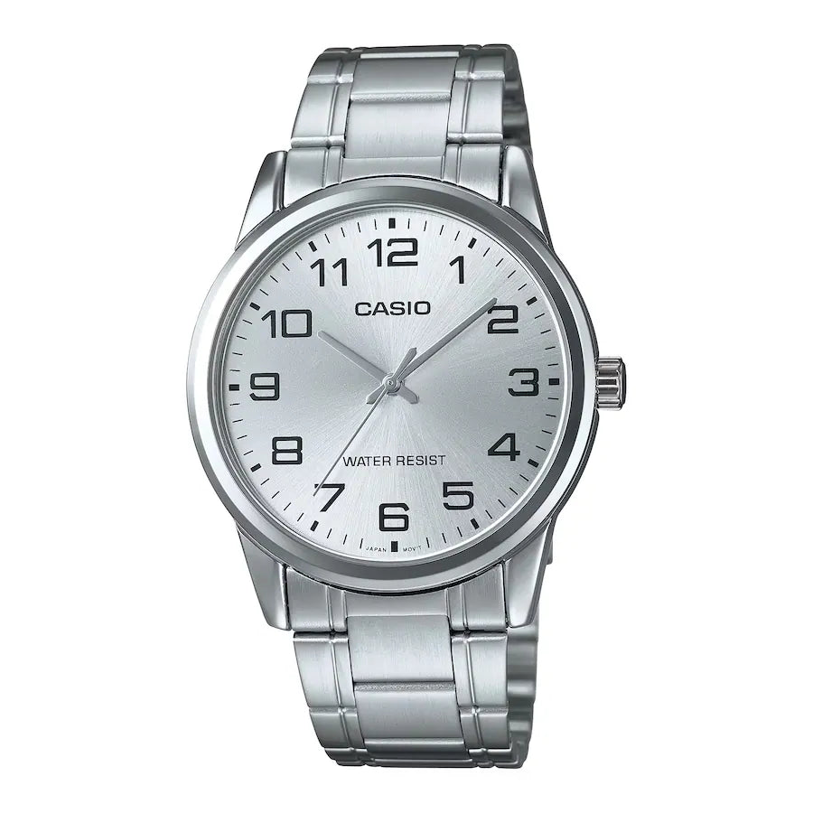 Casio Mens Silver Chain Watch -