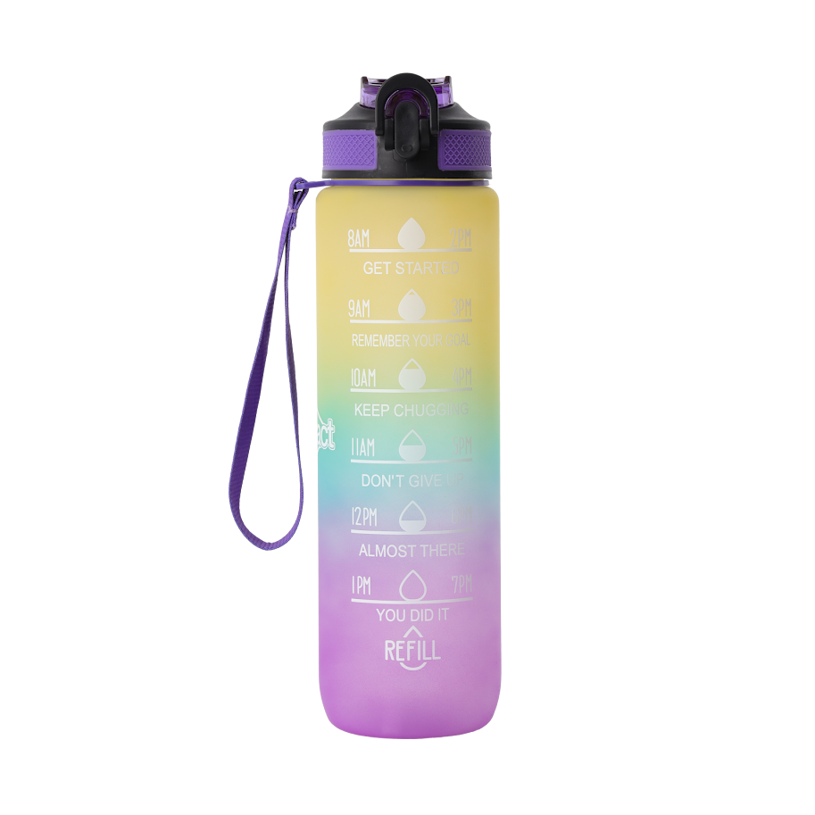 Abstract 1L Motivational Sports Bottle -