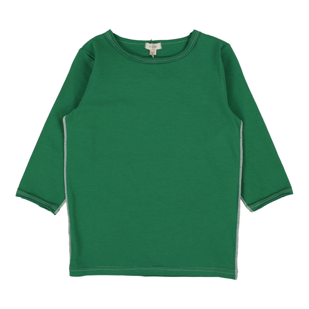 Lil Legs Basic Girl Tee - 3/4 Sleeve - SS25 -