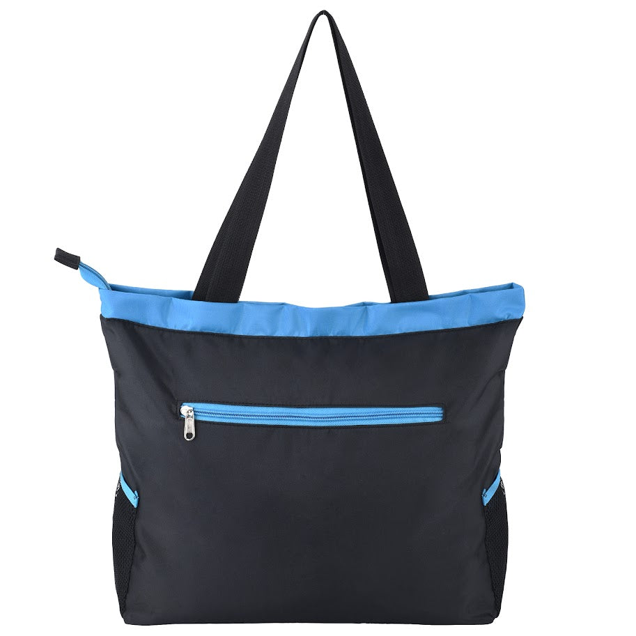 Abstract Swim Handbag - Faux Leather -