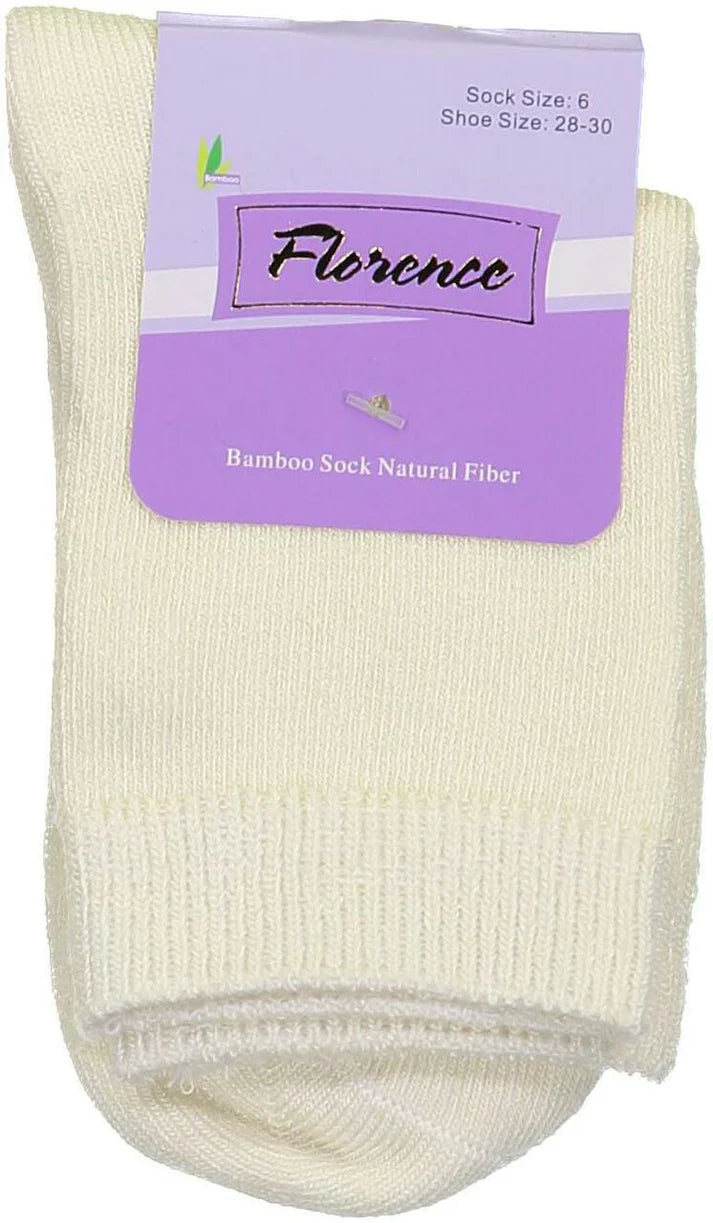 Florence Boys Bamboo Quarter Crew Socks - 179 -