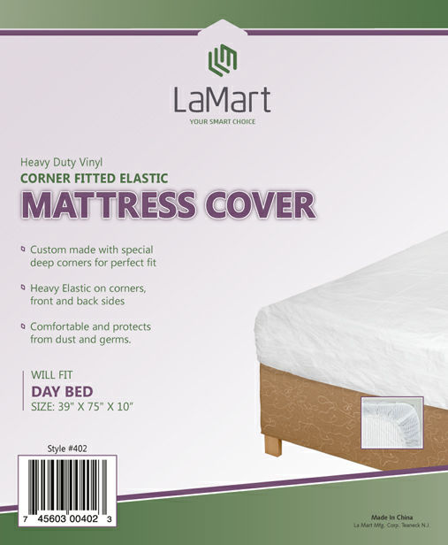 La Mart Fitted Mattress Cover W/ Elastic -