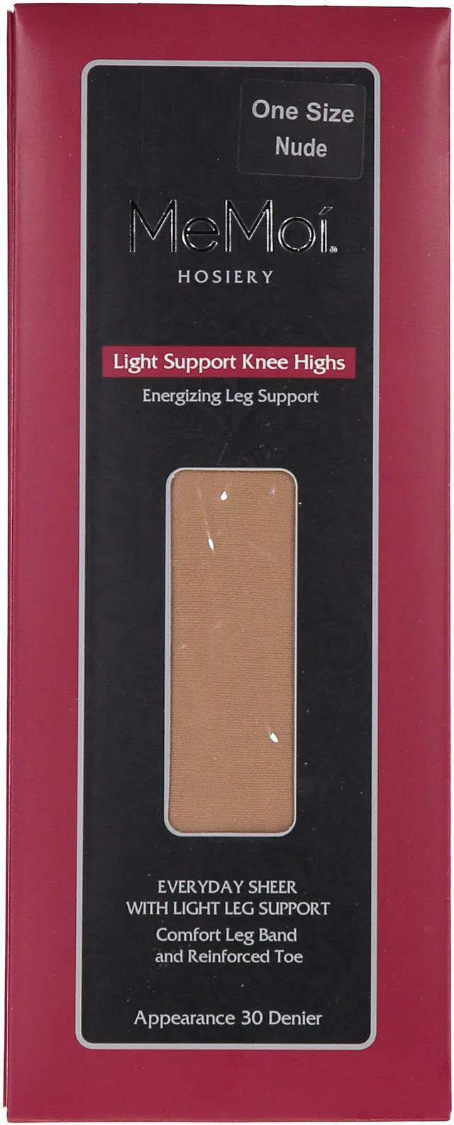 MeMoi 30 Denier Support Mate Knee High - MS-715 -