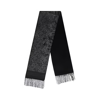 Lucci Mens 100% Silk & Cashmere Scarf -