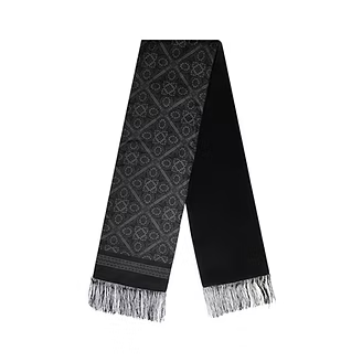 Lucci Mens 100% Silk & Cashmere Scarf -