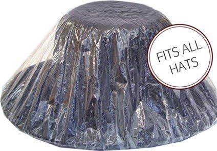 La Mart Clear & Soft Plastic Hat Protector With Elastic