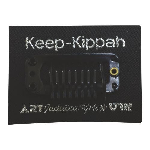 Keep Kippah - Clips With Sticker- Black
