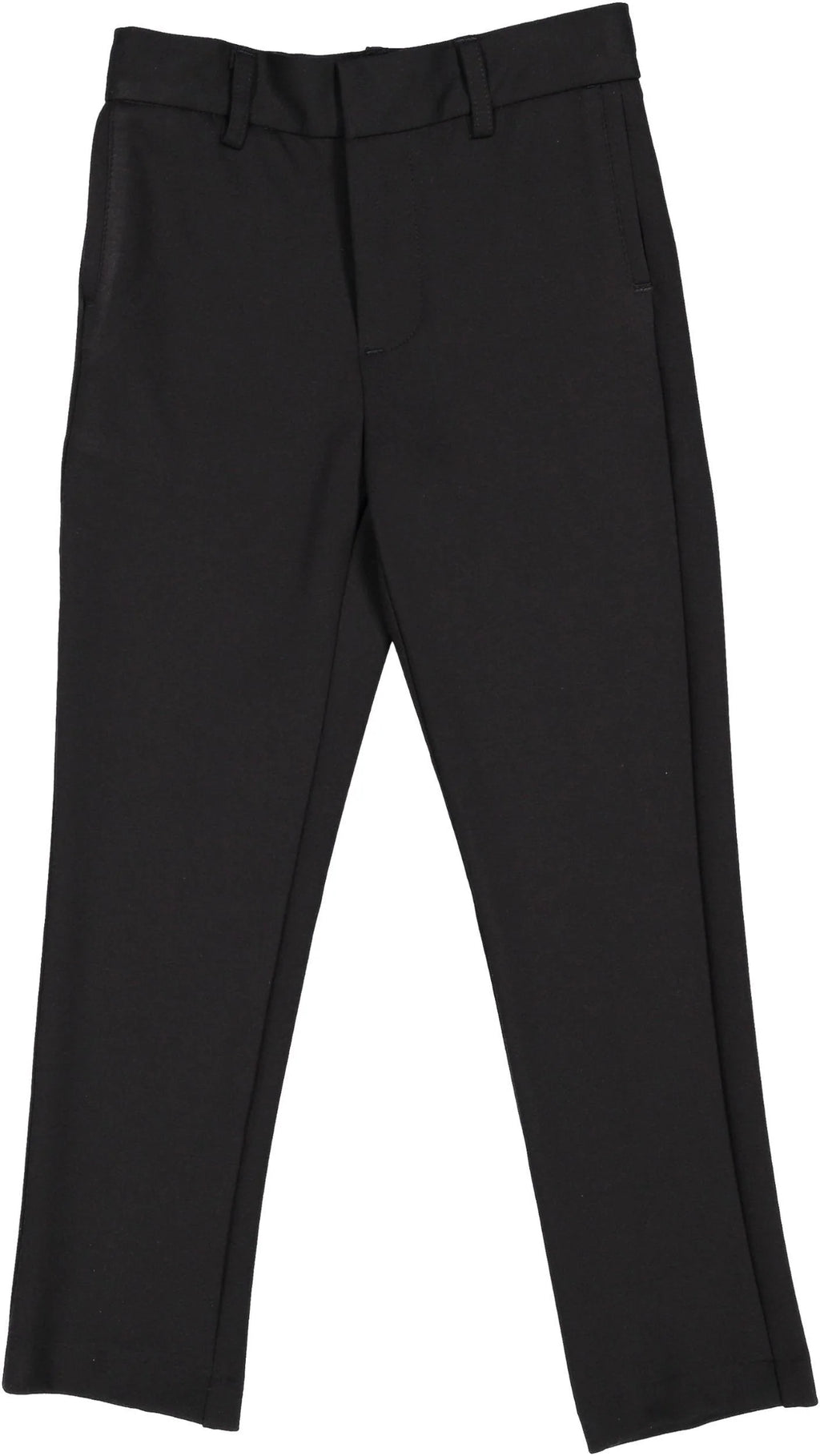 Mocha Noir Boys Knit Pants - Slim Fit -