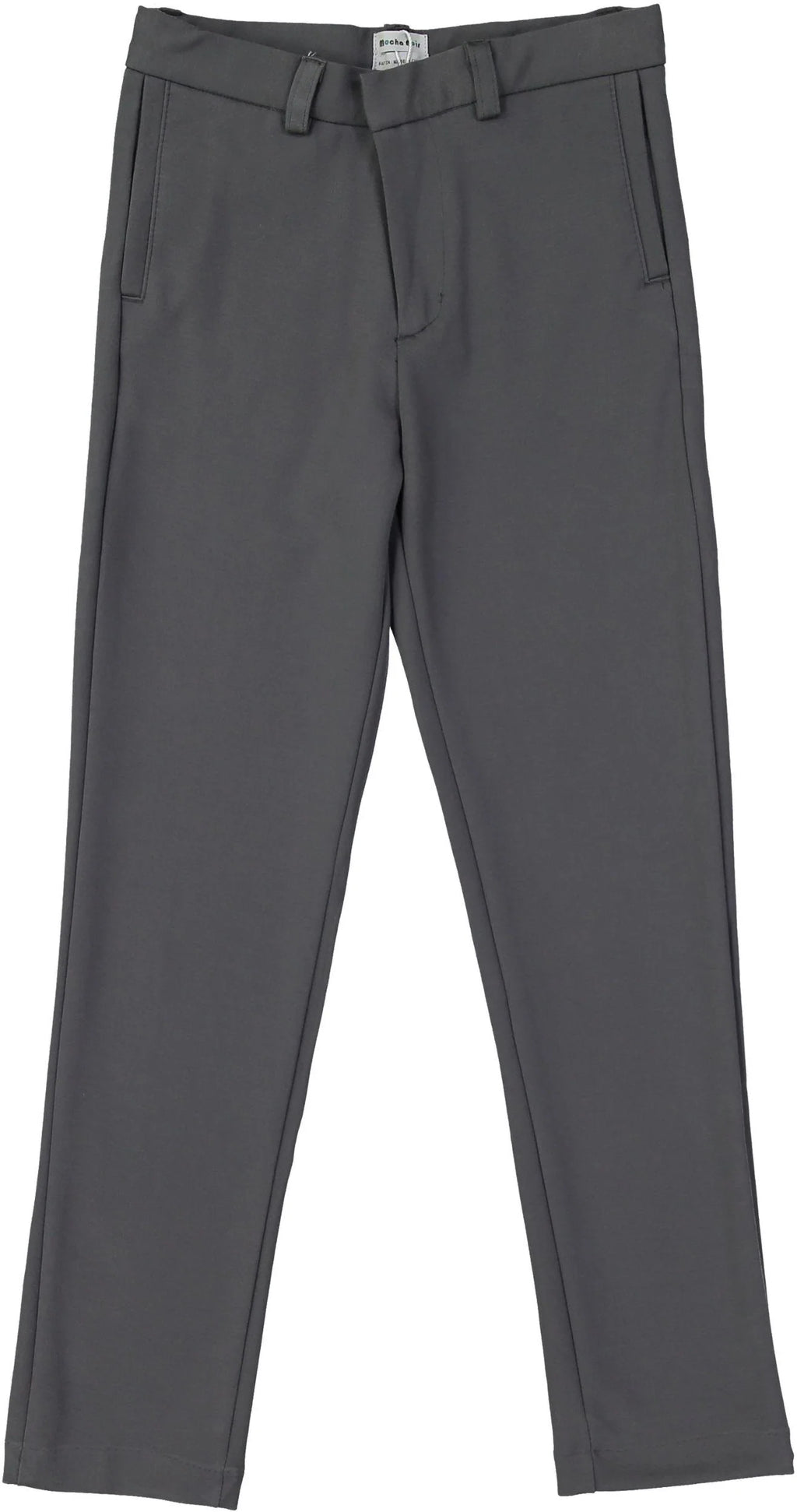 Mocha Noir Boys Knit Pants - Slim Fit -