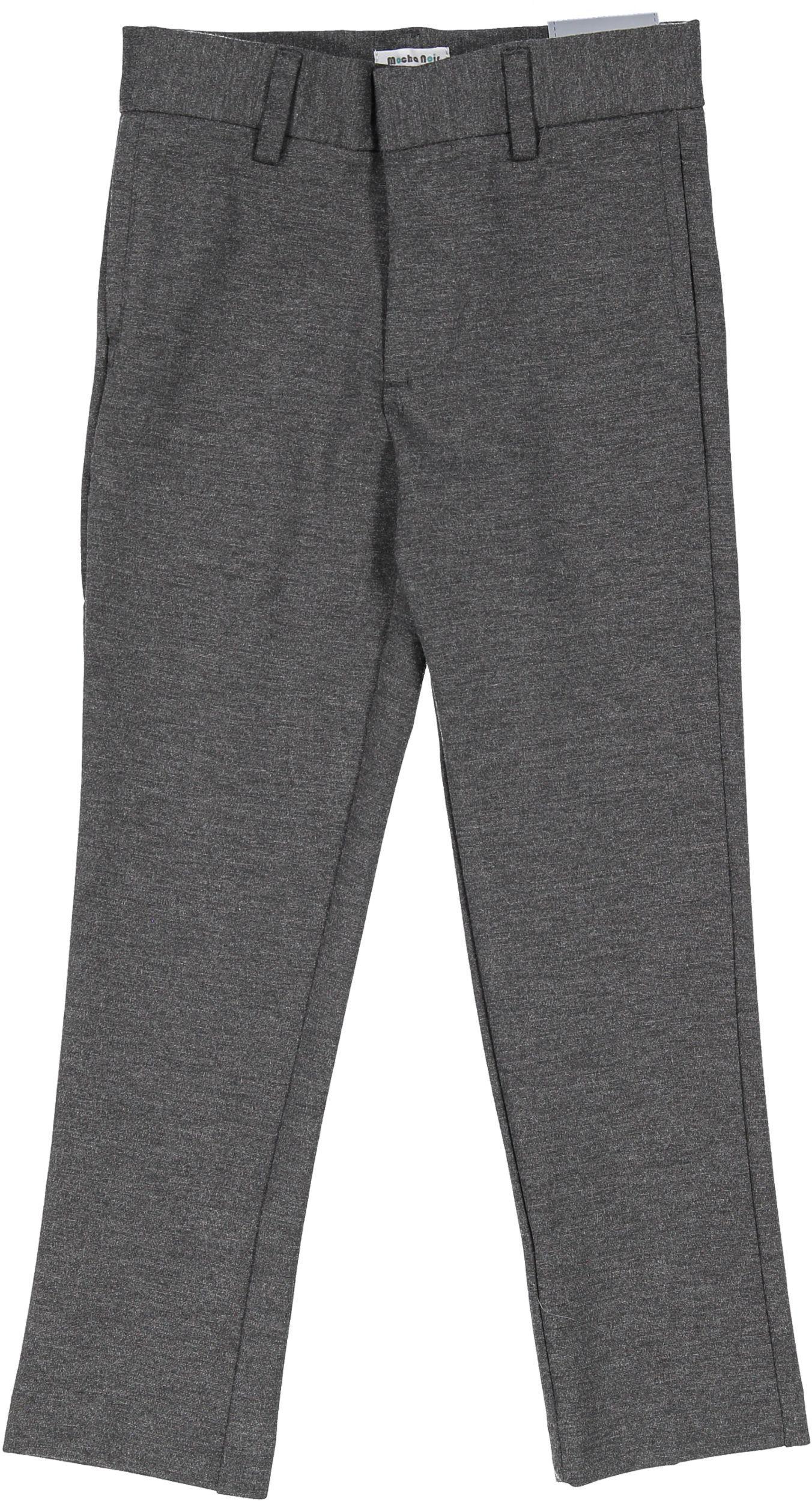 Mocha Noir Boys Knit Pants - Slim Fit -