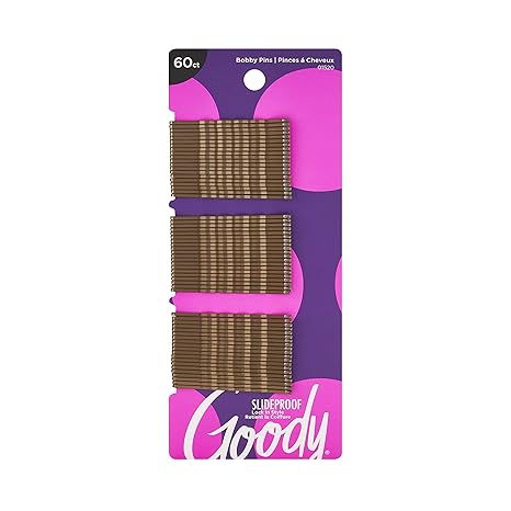 Goody Brown Bobby Pins - 60 Ct.