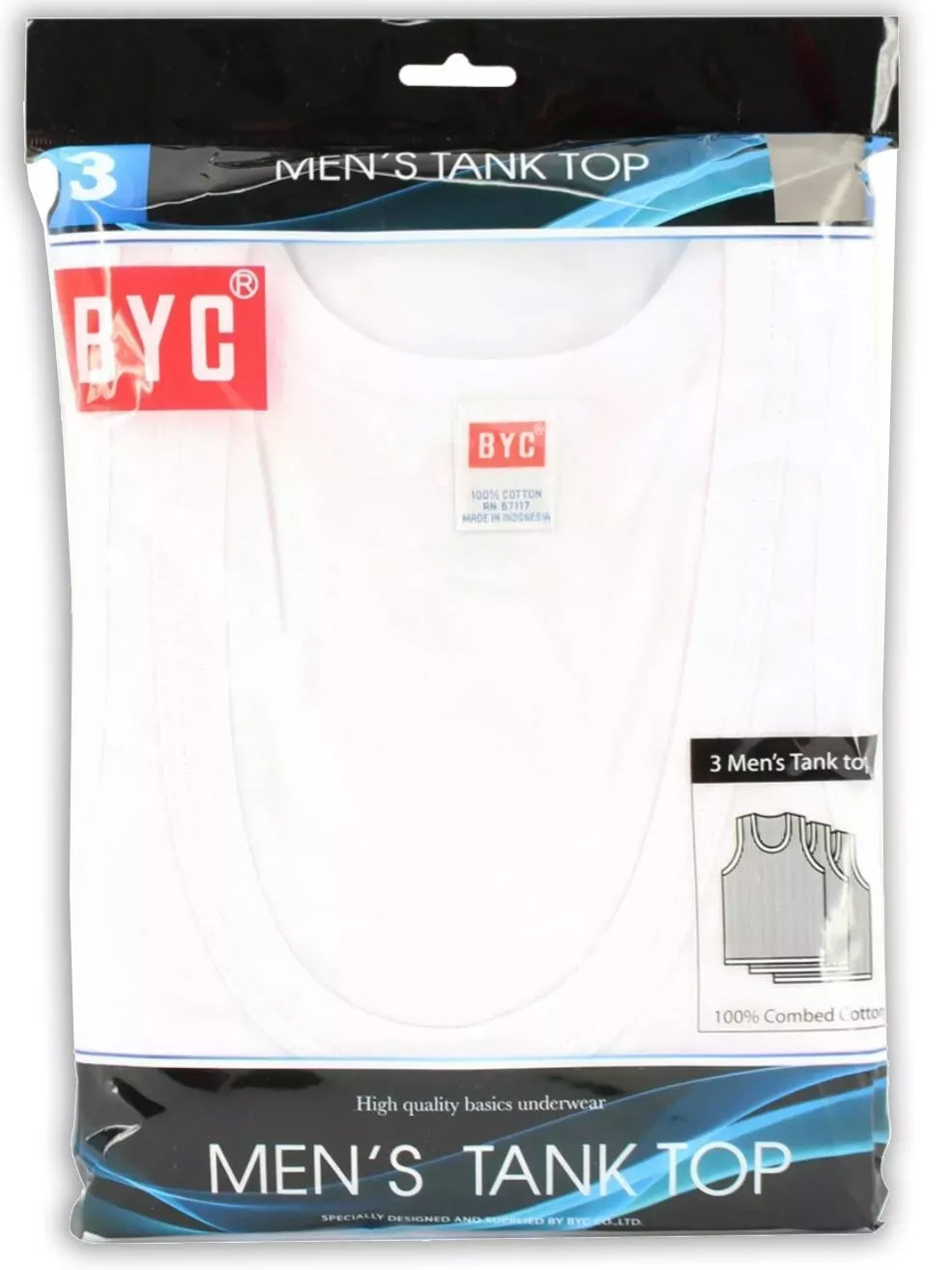 BYC Mens Sleeveless Undershirts -
