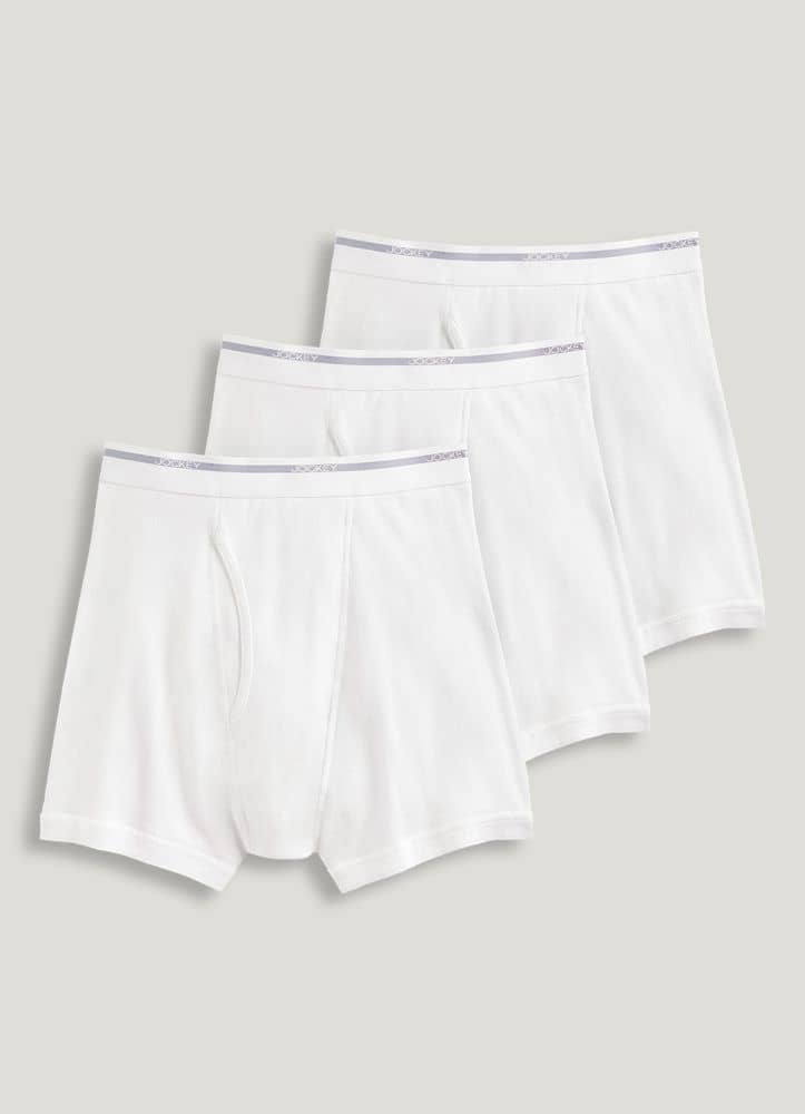 Jockey Mens Full Rise Boxer Briefs - 3 Pack - 9977 -