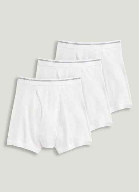 Jockey Mens Full Rise Boxer Briefs - Big Sizes - 2 Pack - 9978 -
