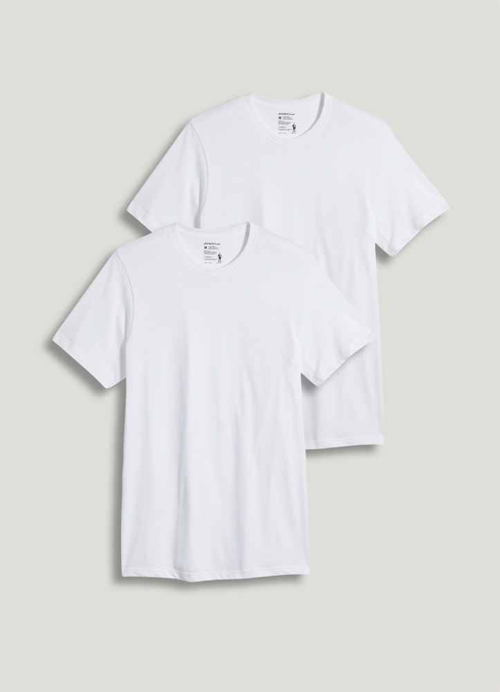 Jockey® Classic Crew Neck T-Shirt - Tall Sizes -2 Pack - 9980 -