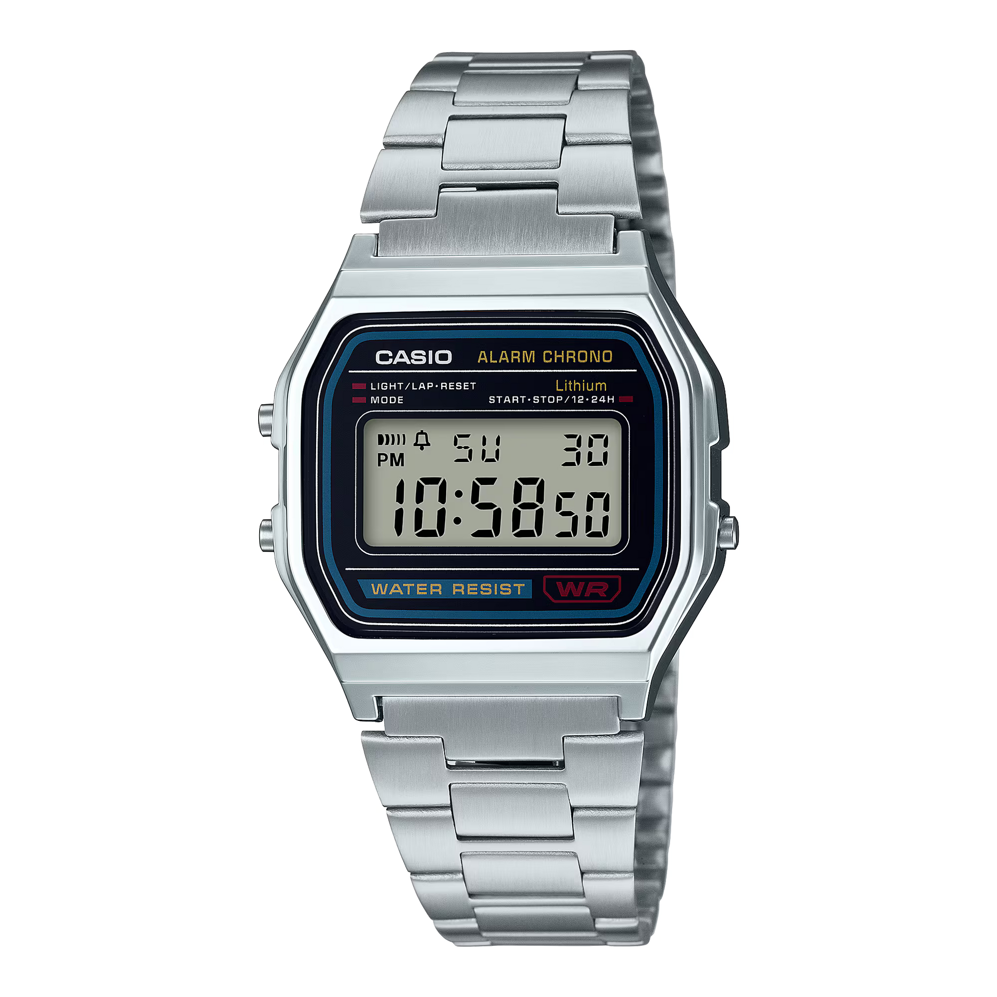 Casio Alarm Chrono Watch - Silver