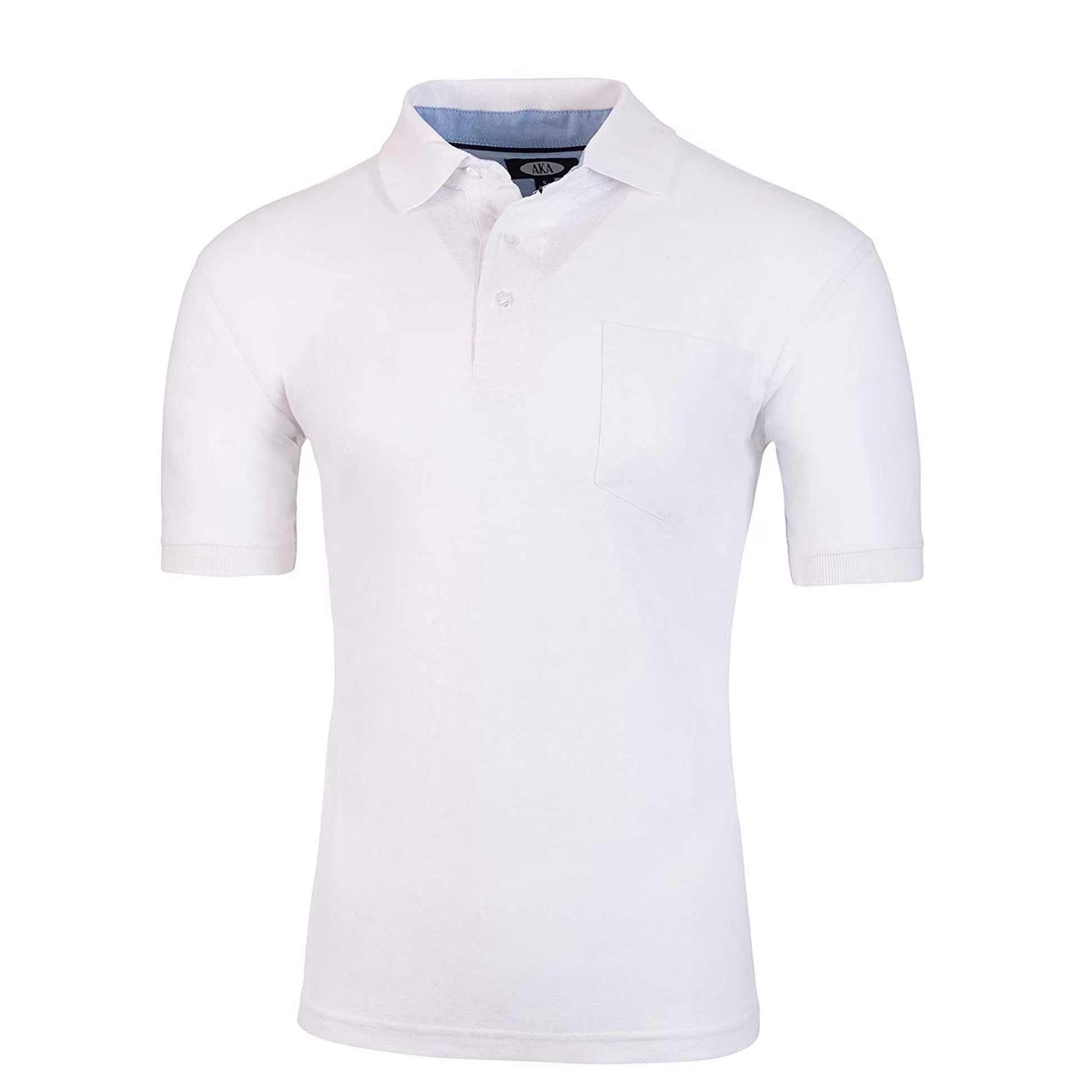 AKA Mens Short Sleeve Polo Shirt - W/ Pockets -