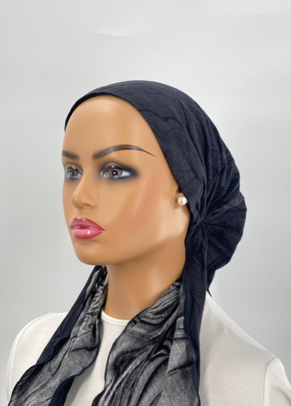 Ahead Headwear Water Marble Pre-tied Headscarf - 2415 - FW24 -