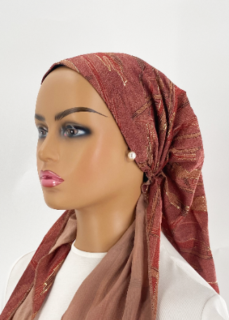Ahead Headwear Polished Pre-tied Headscarf - 2477 - FW24 -