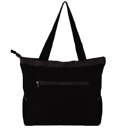 Abstract Swim Handbag - Faux Leather -
