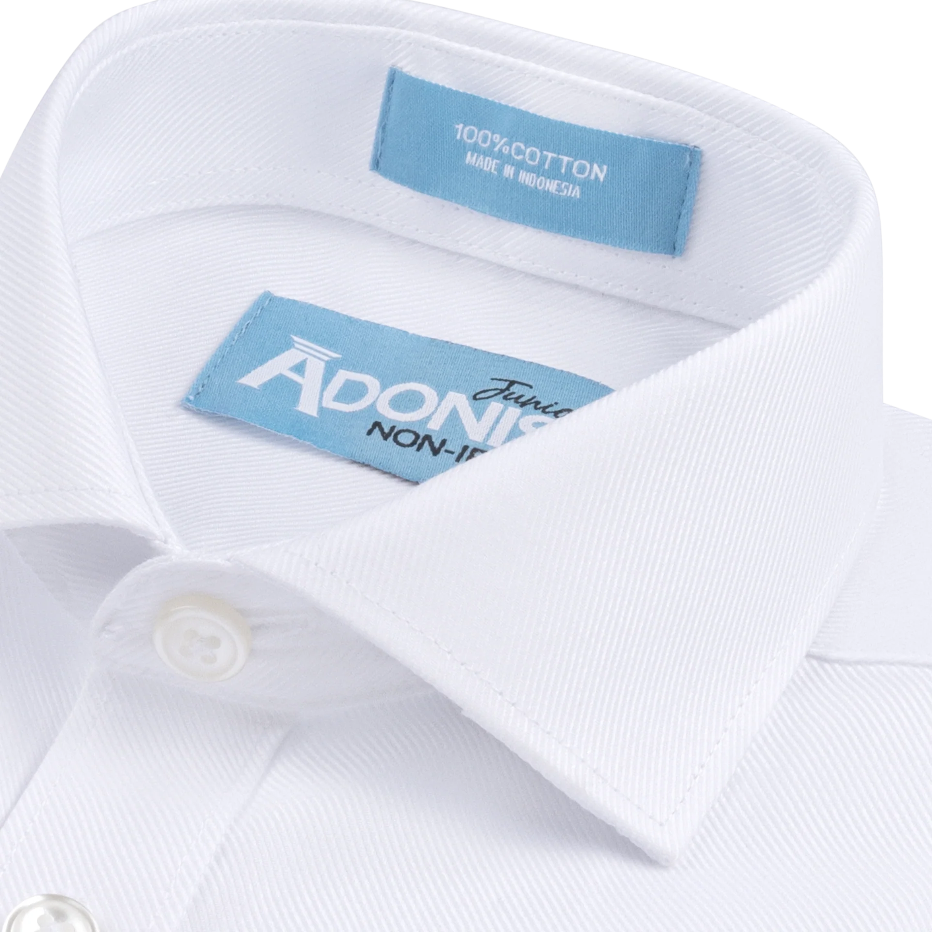 Adonis Mens 100% Cotton Non-Iron White Shirt - French Cuffs - New Majestic -