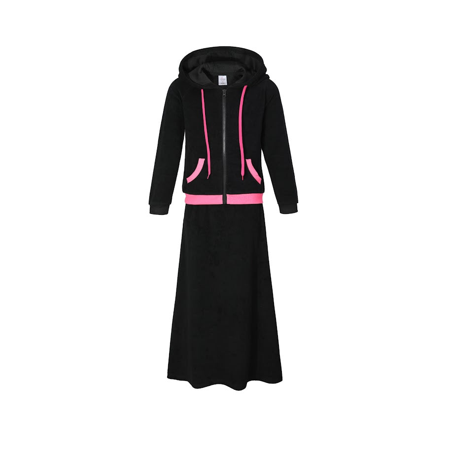 Landskid Girls Toile De Jouy 2 Piece Terry Robe -
