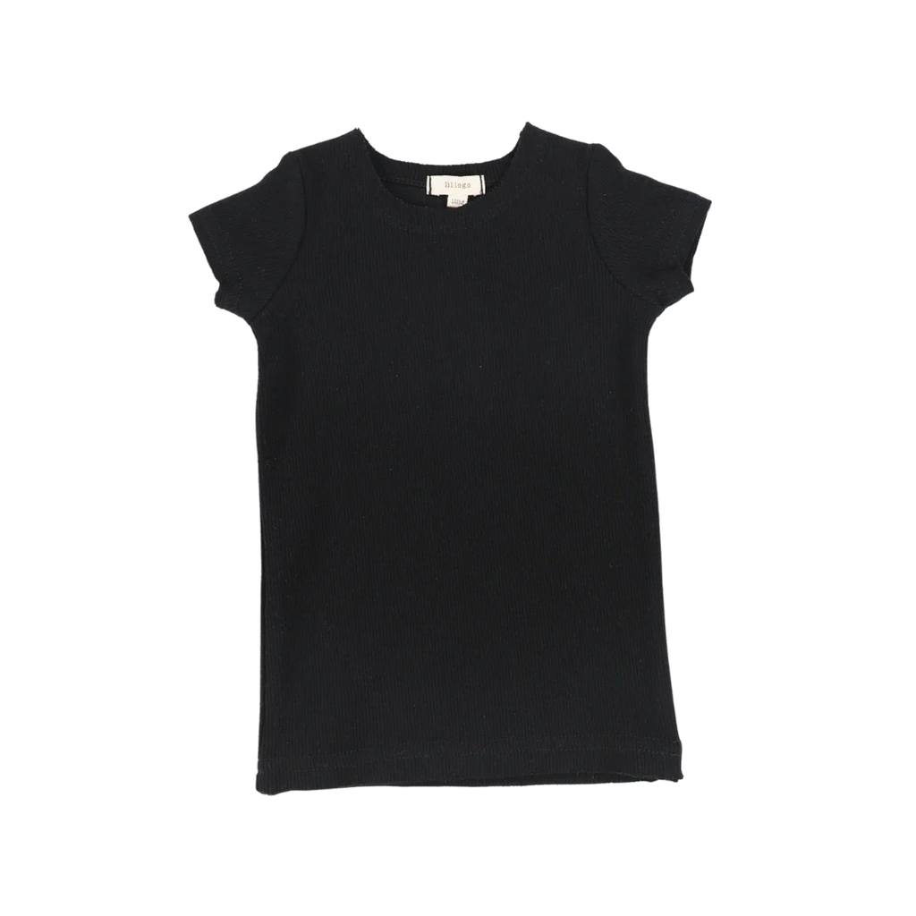 Lil Legs Ribbed Short Sleeve Tee -