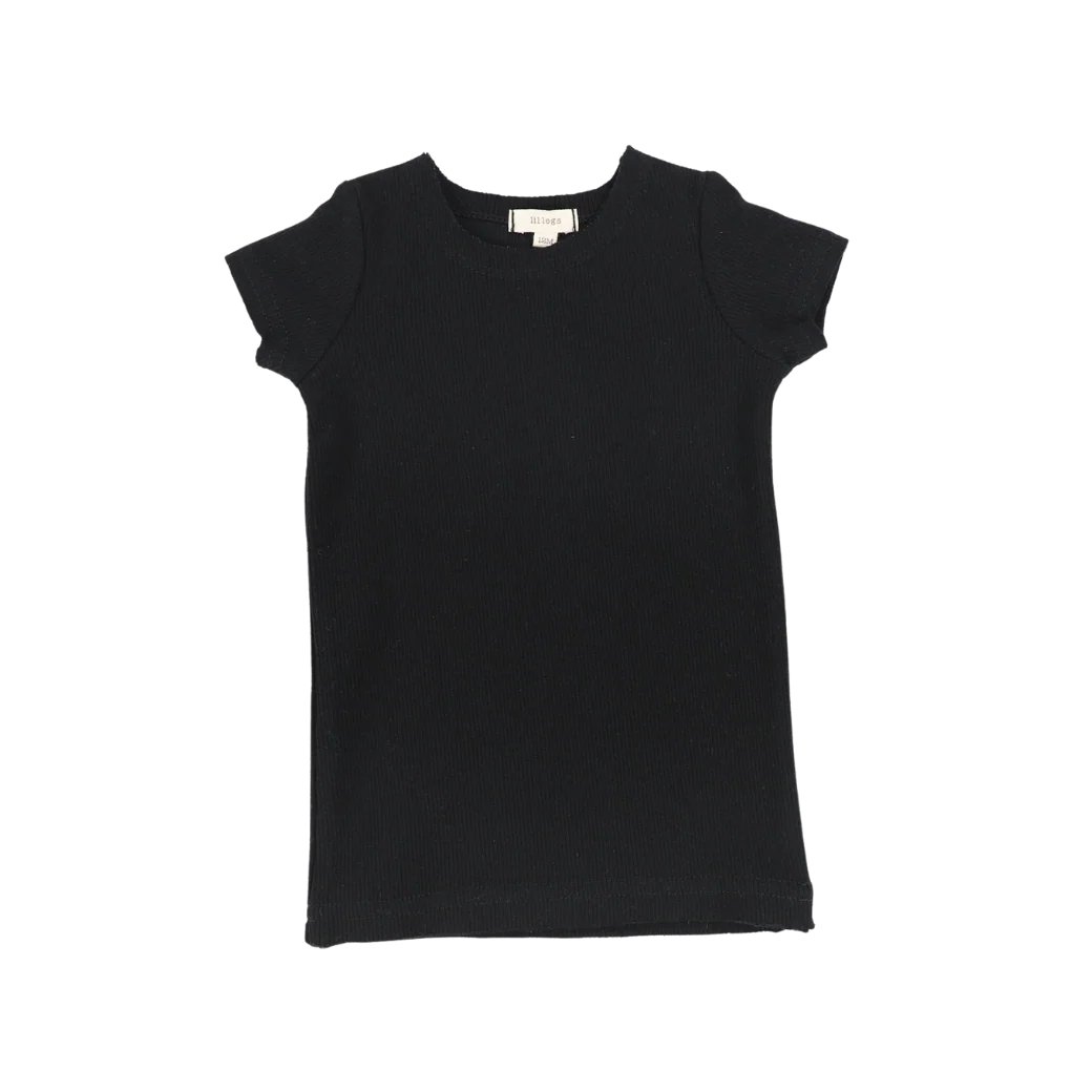 Lil Legs Ribbed Short Sleeve Tee -