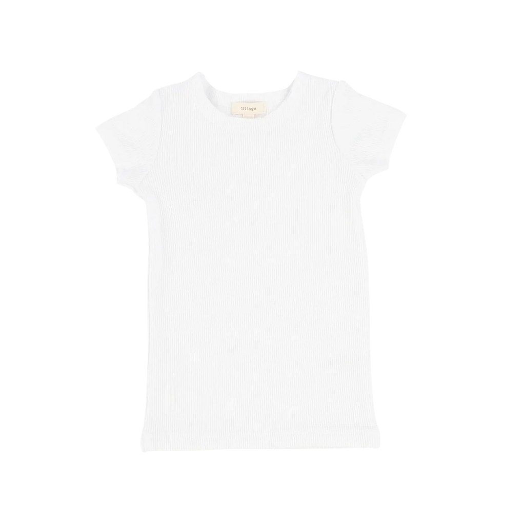 Lil Legs Ribbed Short Sleeve Tee -