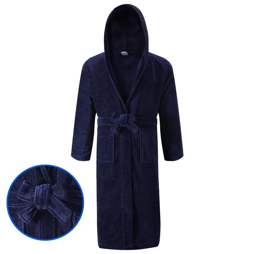 Prime Robes Plush Navy Boys Terry Robe -