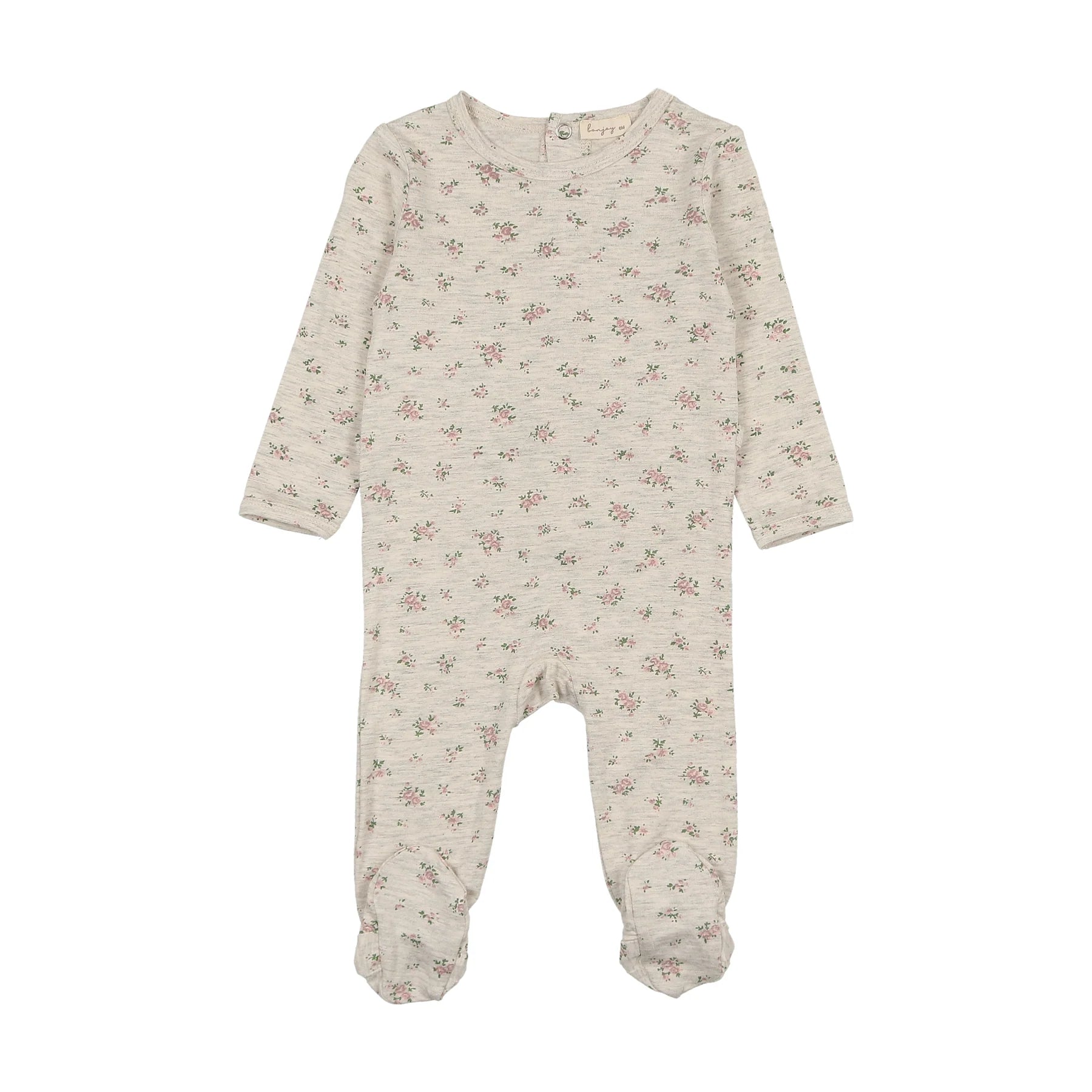 Bonjoy Heathered Floral Footie - SS25 -