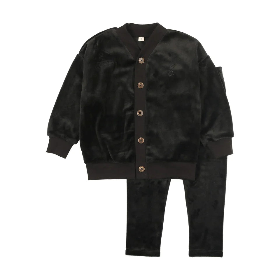 Bonjoy Velour Cardigan Set - FW25 -
