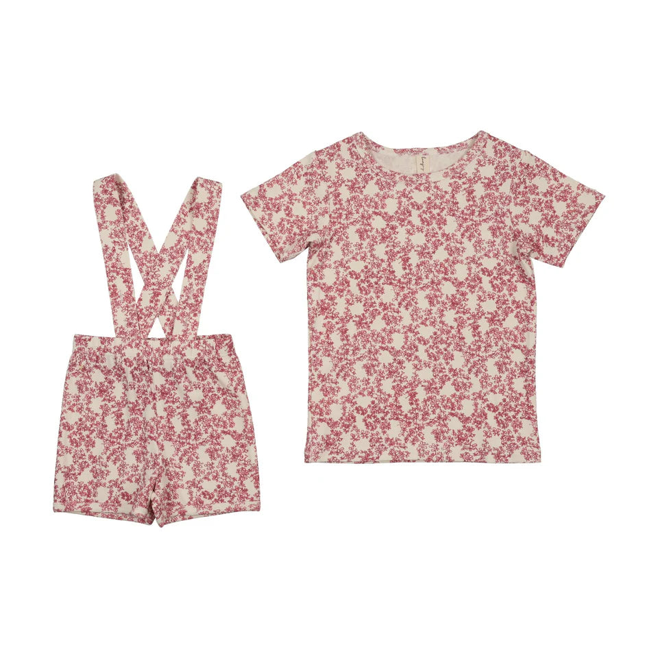 Bonjoy Abstract Vine Short Sleeve Set - SS26 -