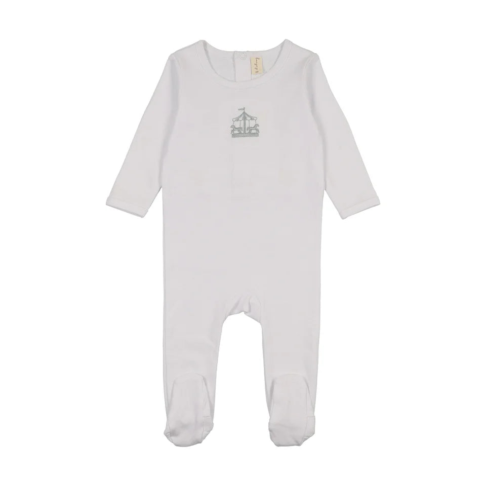 Bonjoy Embroidered Carousel Graphic Footie - SS26 -