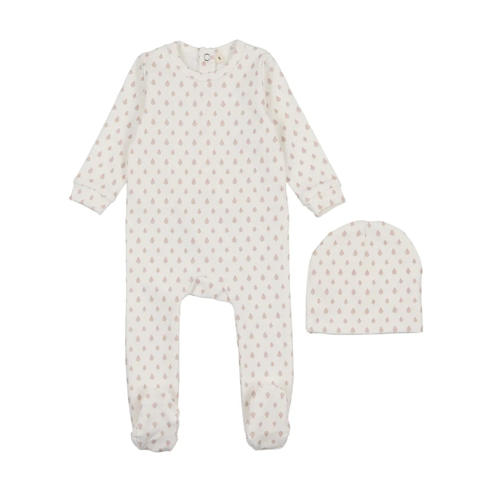 Bonjoy Blooming Baby Footie Set W/ Blanket - SS26 -