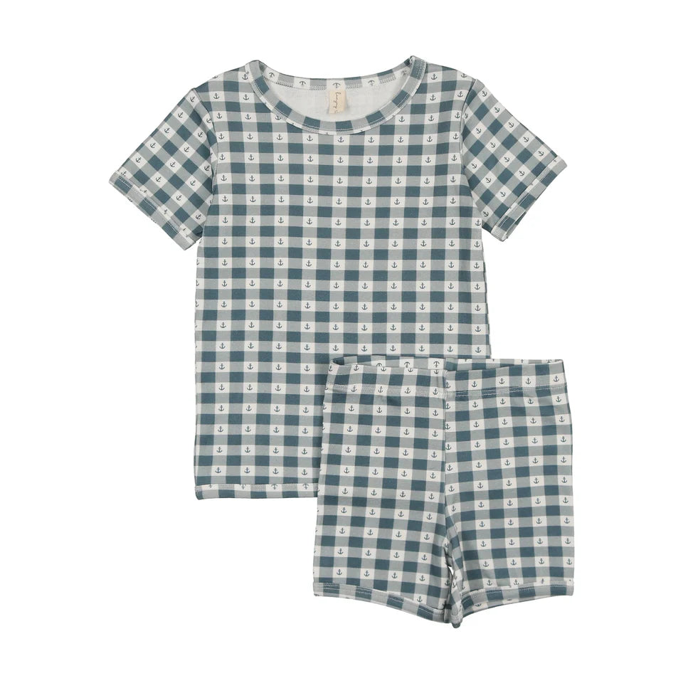 Bonjoy Checkered Charm Short Sleeve Set - SS26 -