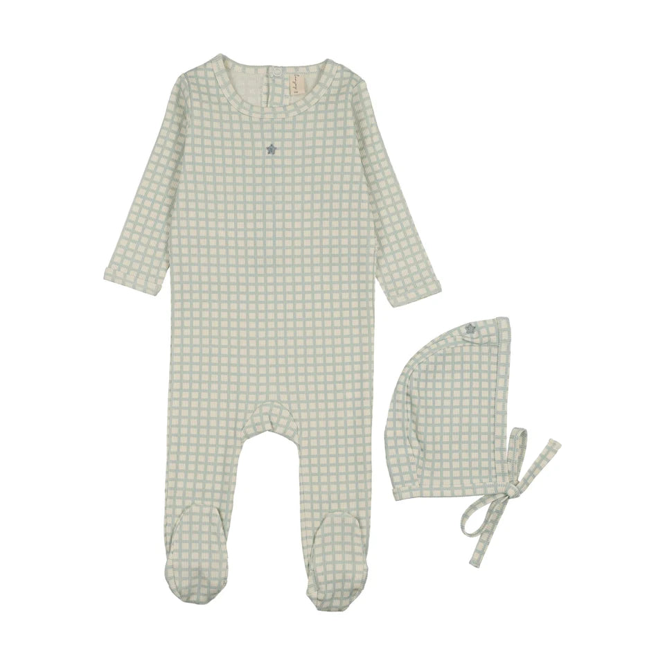 Bonjoy Checkered Dream Footie Set - SS26 -