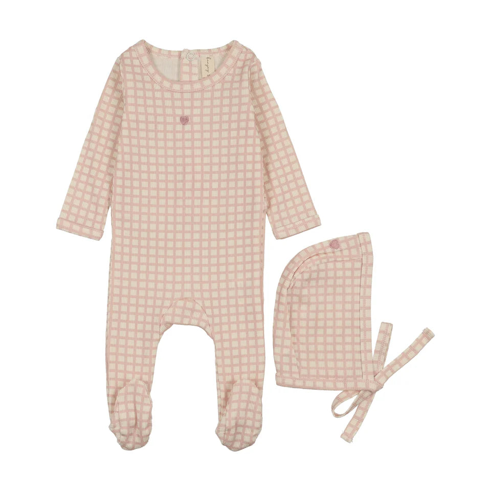 Bonjoy Checkered Dream Footie Set - SS26 -