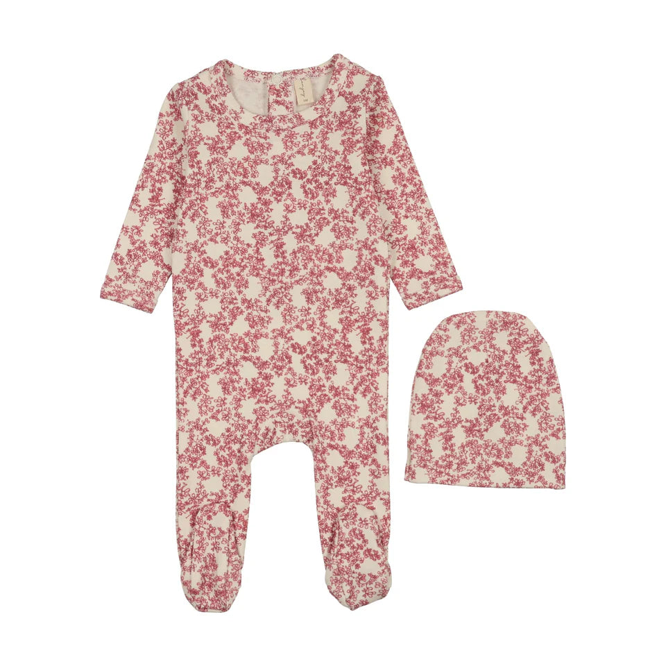 Bonjoy Abstract Vine Footie Set - SS26 -