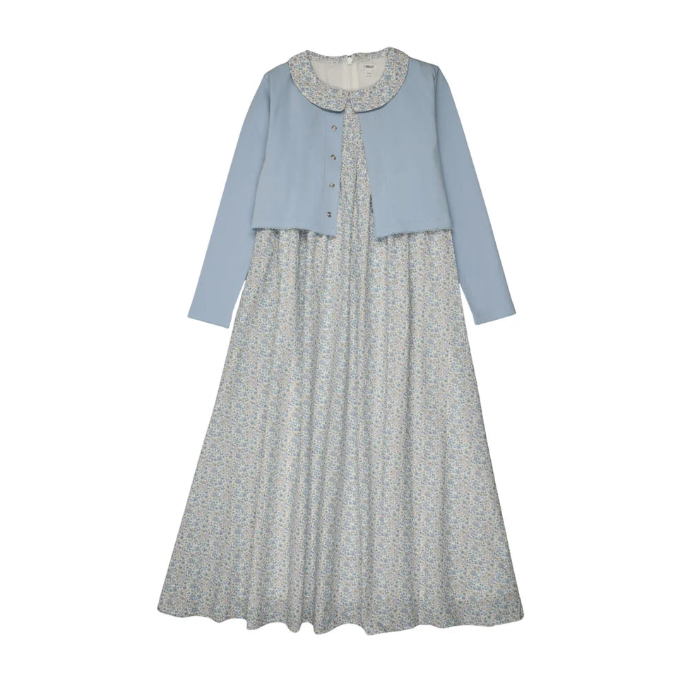 Bonjoy Blooming Elegance Peter Pan Cardigan Robe - SS26 -